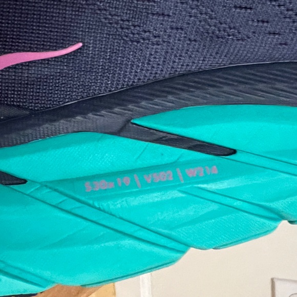 HOKA ONE ONE Clifton 8 Running Shoe Women’s 10 Navy/Teal Outerspace Atlantis - Picture 10 of 12